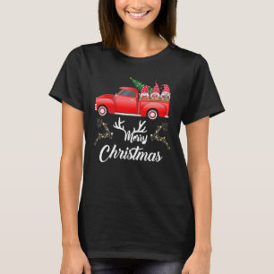 Camisa de Natal dos Gnomos de Caminhão Vermelho -