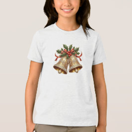 Camisa de Natal Dourada Feriado