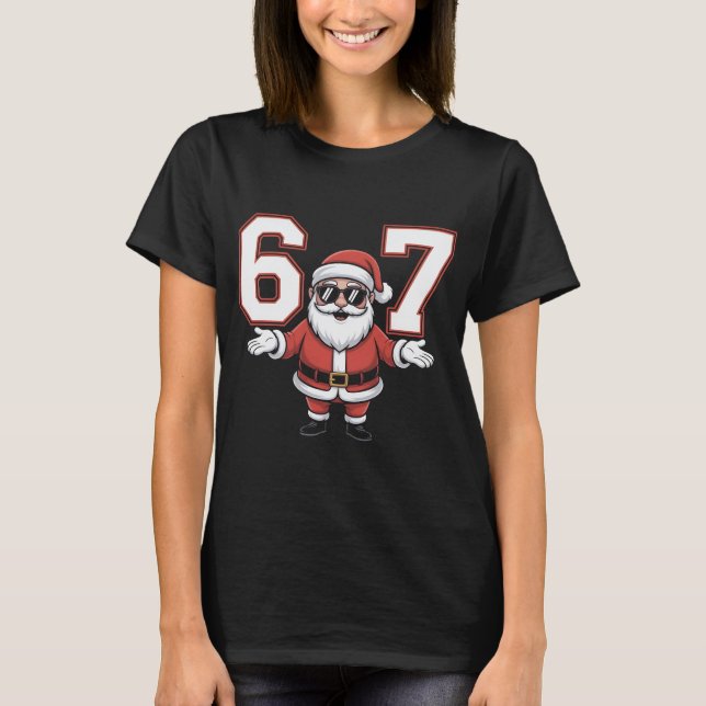 Camisa de Natal engraçada de aniversário de 67 ano (Frente)