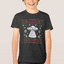 CAMISA DE NATAL FEIA DE ALIEN UFO NATAL