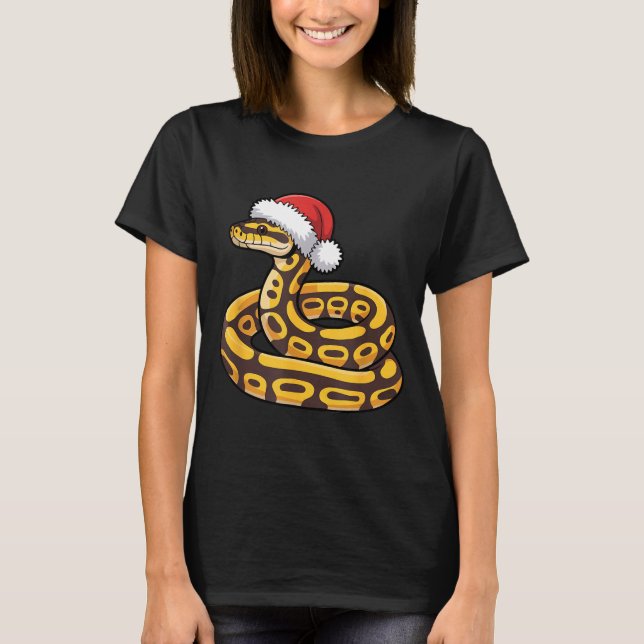 Camisa de Natal Feia Python Bola Amor por Cobras (Frente)