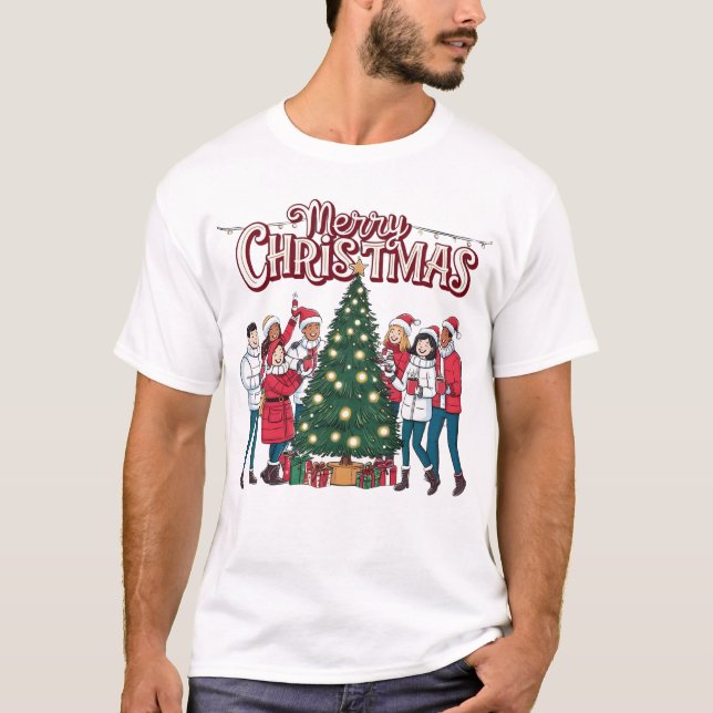 Camisa de Natal feliz (Frente)