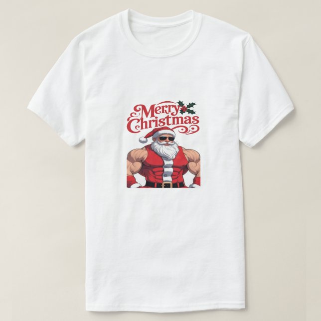 Camisa de Natal Feliz 2026 (Frente do Design)