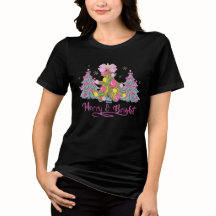 Camisa de Natal feliz e brilhante