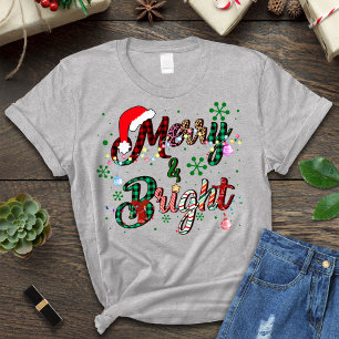 Camisa De Natal, Feliz E Brilho