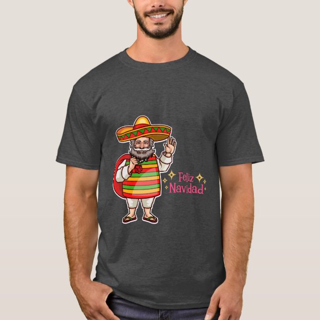 Camisa de Natal Feliz Navidad (Frente)