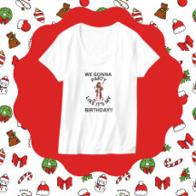 Camisa De Natal - Festa Como O Meu Aniversário