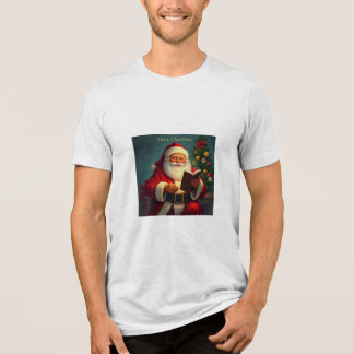 Camisa de Natal Festiva do Pai Natal para Homens