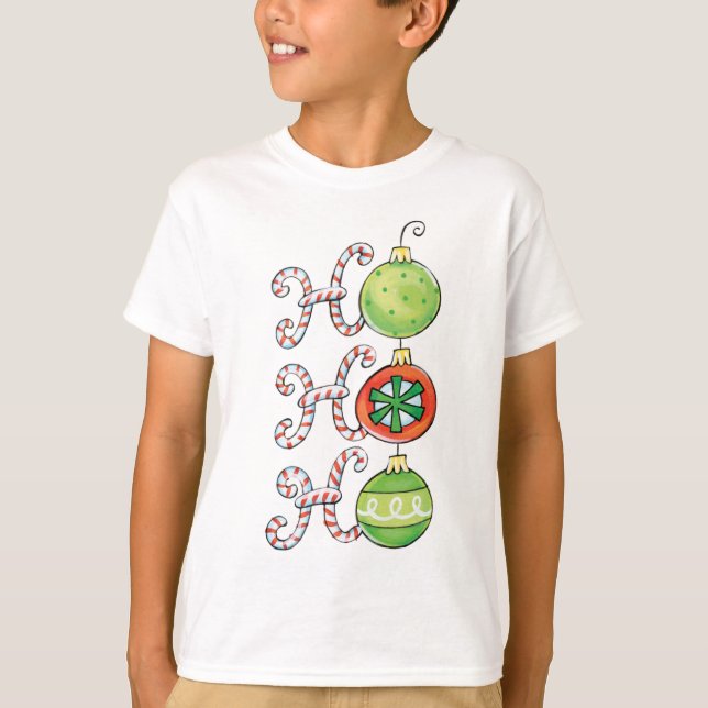 Camisa De Natal Para Crianças Bonitas (Frente)