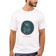 Camisa de Natal para Família: Desejos de Inverno