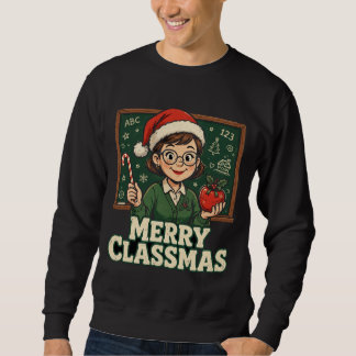 Camisa de Natal para Professores Feliz Classmas