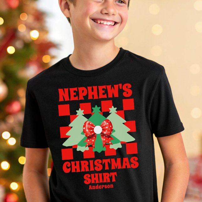 Camisa de Natal personalizada do sobrinho (Criador carregado)