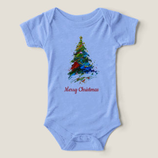 Camisa de Natal Pintura a Óleo Árvore de Natal Per