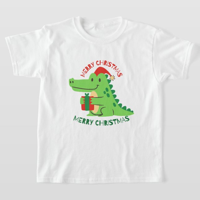 CAMISA DE NATAL - PRESENTE DE CROCO (Postura )