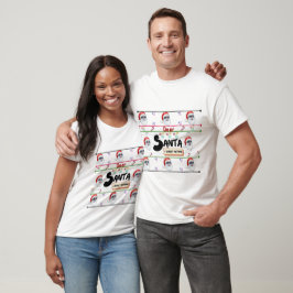 Camisa de Natal Querido Papai Noel - Roupas Festiv