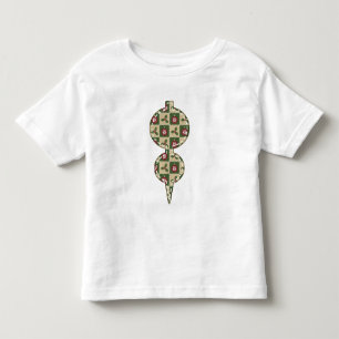 Camisa de Natal Quilt e Camisa de Bebê