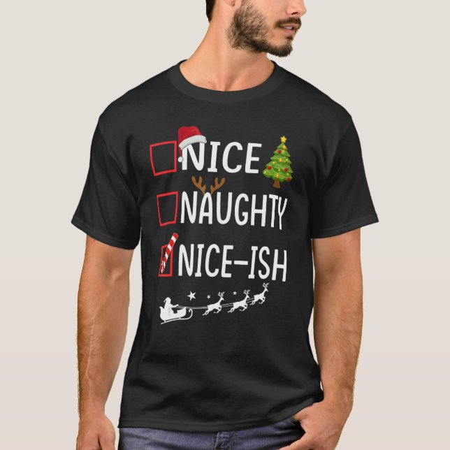 Camisa De Natal Xmas Santa Claus, Boa Noite (Frente)