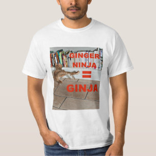 Camisa de Ninja do gengibre