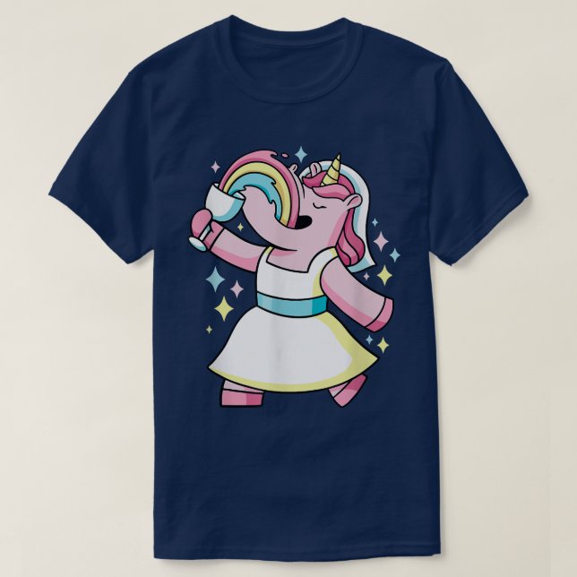 Camisa de noiva Unicorn (Frente do Design)