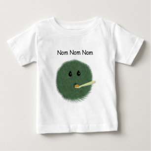 Camisa de Nom Nom do bebê