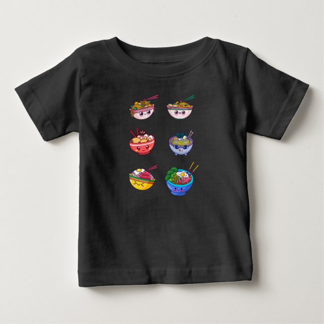 Camisa De Noodal, Suéter De Ramen Rice, Camisa De  (Frente)