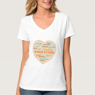 Camisa de Nuvem do Word
