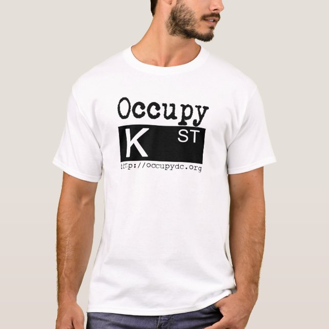 Camisa de OccupyDC - doação 100% ODC (Frente)
