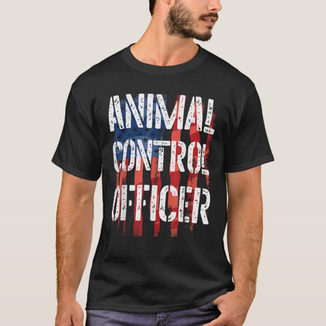 Camisa de Oficial de Controle de Animais Tee Fantá (Frente)