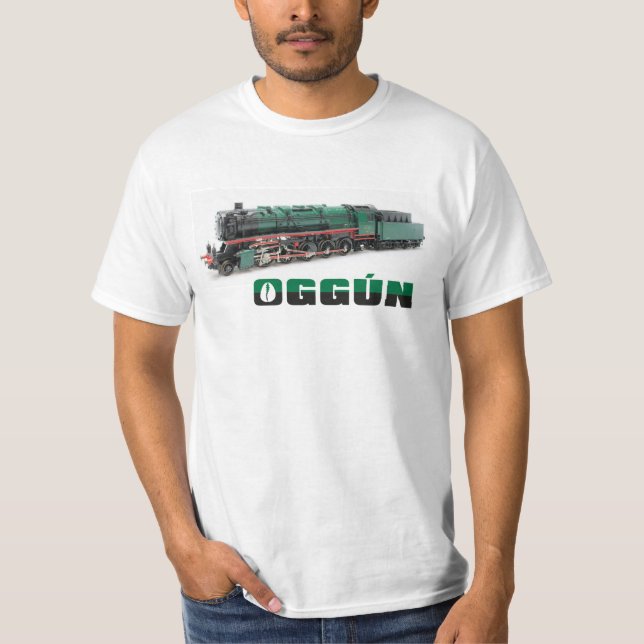 Camisa de Oggun, nome de Oggun do orisha com trem (Frente)