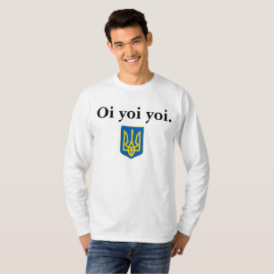 Camisa de Oi Yoi Yoi Tryzub do ucraniano