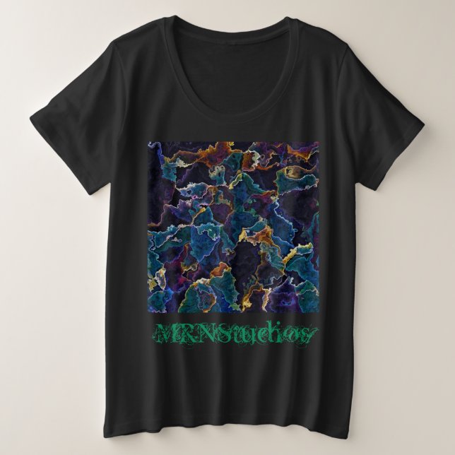 Camisa De Óleo Mais T Tamanho (Frente do Design)