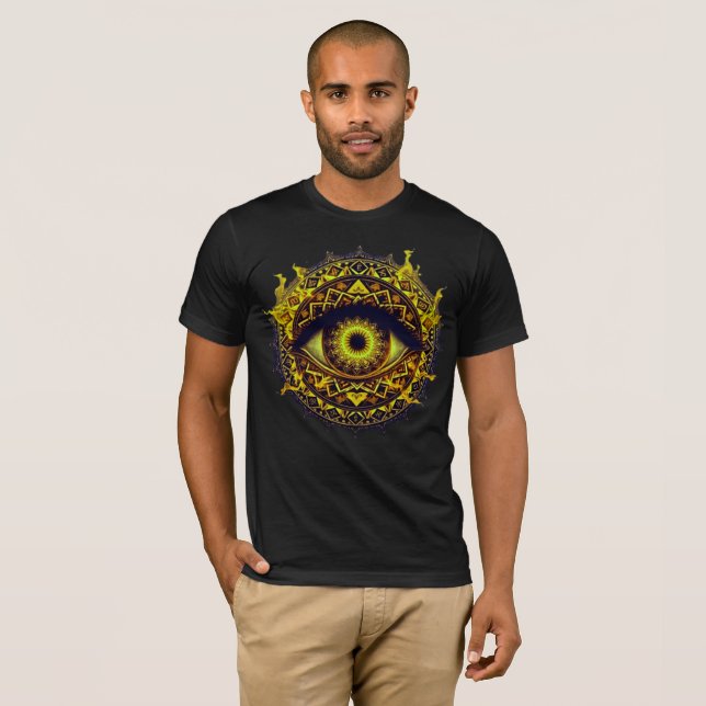 Camisa De Olho Flaming - Ignore Seu Espírito (Frente Completa)