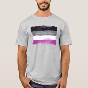 Camisa De Orgulho Assexual Pintada