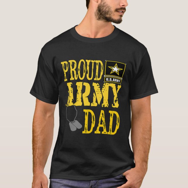 Camisa de Orgulho Militar do Pai do Exército Orgul (Frente)