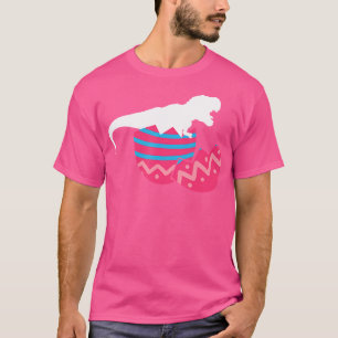 Camisa De Ovo De Páscoa Dinossauro Tee Funny T Rex