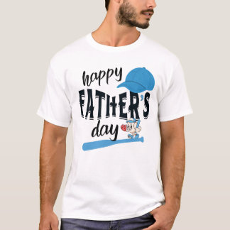 Camisa de Pai de beisebol - Presente feliz no dia