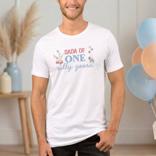 Camisa de Pai de Um Ganso Tolo de 1º Aniversário