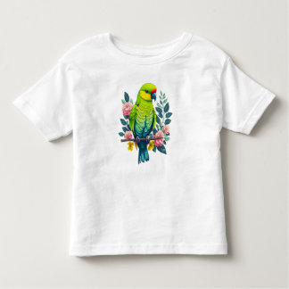 camisa de papagaio verde