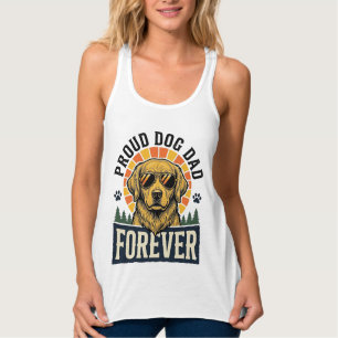 Camisa de Papai de Cachorro Vintage Golden Retriev