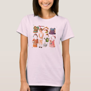 Camisa de papel da boneca da menina