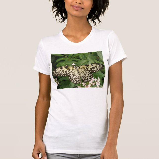 Camisa De Papel E Borboleta T (Frente)