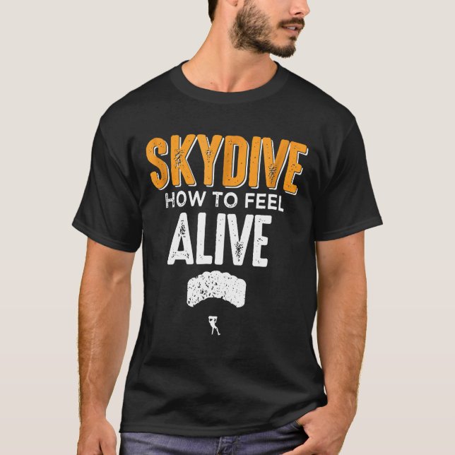 Camisa de Paraquedismo Esporte Extremo Funil Femin (Frente)