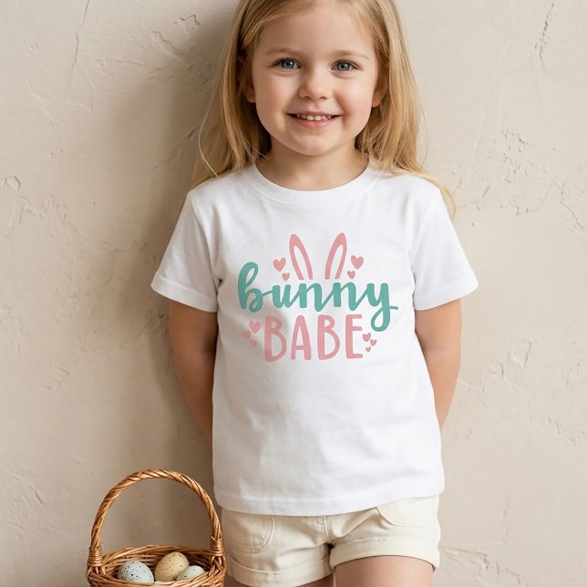 Camisa de Páscoa Bunny Babe para Crianças (Criador carregado)