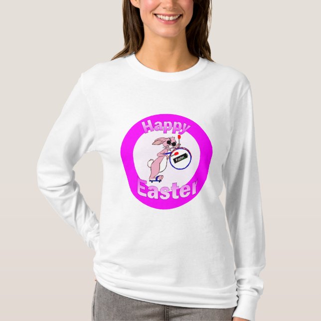 Camisa de Páscoa com abrigo para mulheres (Frente)