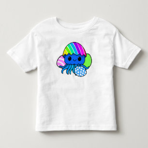Camisa de Páscoa de polvo fofo para crianças com o