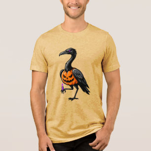 Camisa de Pássaro Cegonha de Abóbora Halloween Jac