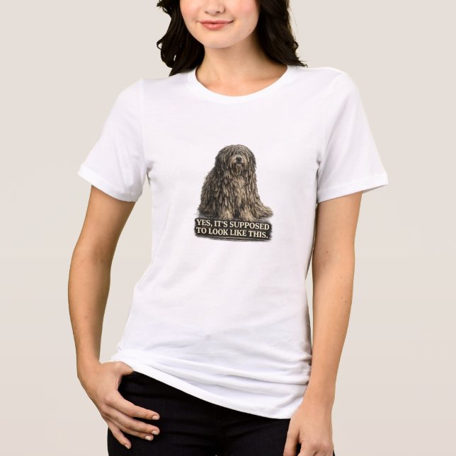 Camisa de Pastor Bergamasco  (Frente)