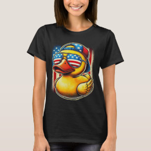 Camisa de Pato de Borracha Bandeira dos EUA Presen