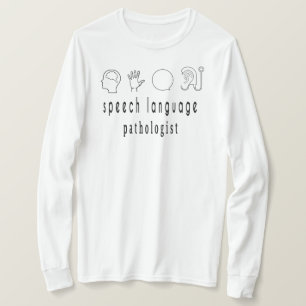 Camisa De Patologista De Língua De Voz, Terapia De