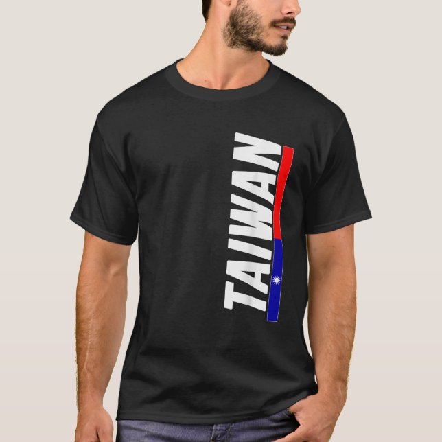 Camisa de pavilhão T de Taiwan (Frente)
